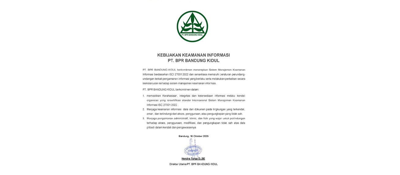 Kebijakan Infomasi SMKI